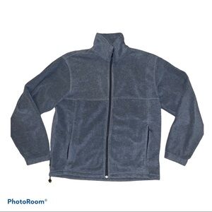 Columbia Blue Full Zip Fleece Jacket size Medium